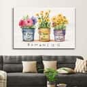 Be Joyful In Hope Patient In Affliction Faithful In Prayer Flower Pots Canvas Wall Art Be Joyful In Hope Patient In Affliction Faithful In Prayer Flower Pots Canvas Wall Art