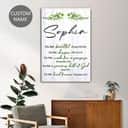 You Are Beautiful Chosen Made For A Purpose Christian Gift Canvas Print