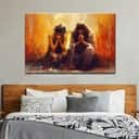 Women And Jesus Praying Gift For Christians Canvas Wall Art