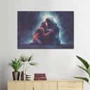Christian Art Jesus Holds A Woman In The Storm Canvas Wall Art Christian Art Jesus Holds A Woman In The Storm Canvas Wall Art
