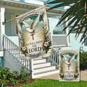 As For Me And My House We Will Serve The Lord Christian Religious Garden Flag