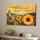 Psalm 11824 This Is The Day That The Lord Has Made Hummingbird Sunflower Canvas Wall Art Psalm 11824 This Is The Day That The Lord Has Made Hummingbird Sunflower Canvas Wall Art