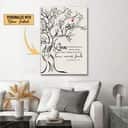 Love Never Fails Initials Carved In Tree Canvas Print Love Never Fails Initials Carved In Tree Canvas Print
