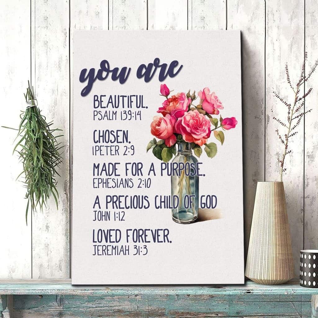 You Are Who God Says You Are Bible Verses Canvas Print You Are Who God Says You Are Bible Verses Canvas Print