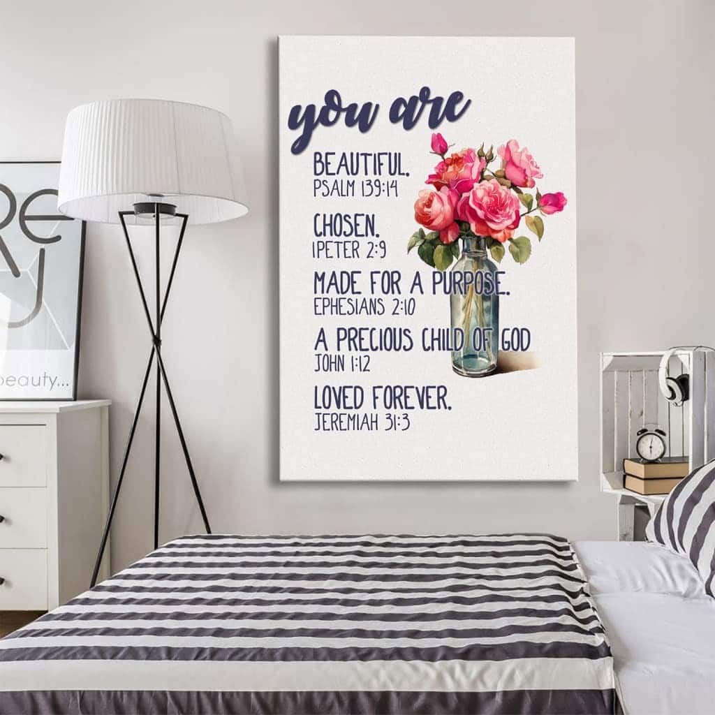 You Are Who God Says You Are Bible Verses Canvas Print You Are Who God Says You Are Bible Verses Canvas Print