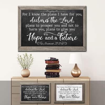 Christian For I Know The Plans I Have For You Jeremiah 2911 Bible Verse Canvas Wall Art Christian For I Know The Plans I Have For You Jeremiah 2911 Bible Verse Canvas Wall Art