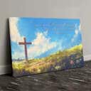 I Can Do All Things Through Christ Wooden Cross Philippians 4:13 Canvas Wall Art