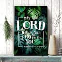May The Lord Bless You And Protect You Numbers 624-26 Christian Canvas Print