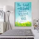Exodus 14:14 The Lord Will Fight For You Christian Canvas Print Exodus 14:14 The Lord Will Fight For You Christian Canvas Print