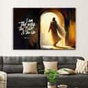 I Am The Way The Truth And The Life John 14:6 Jesus Tomb Canvas Wall Art