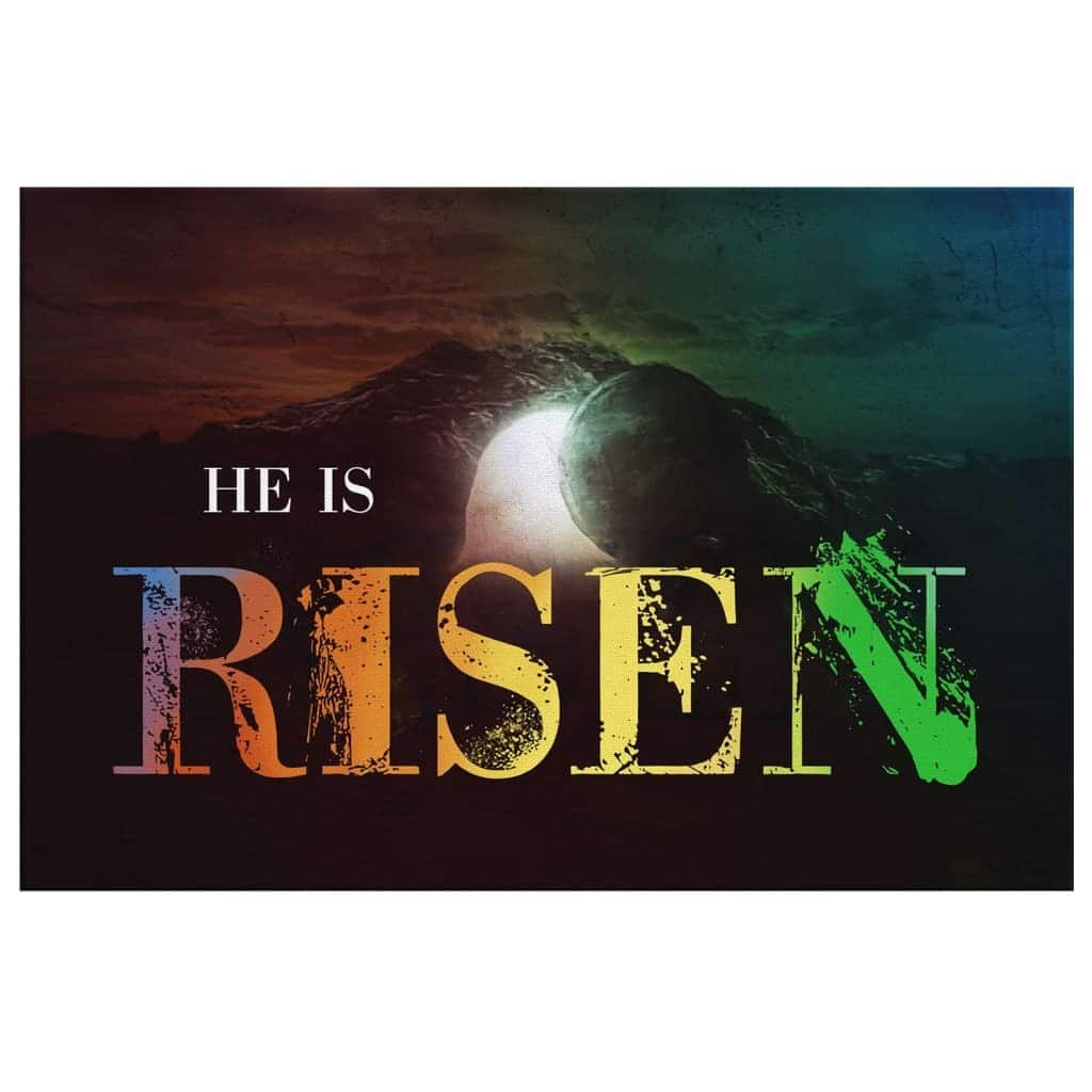 Christian Religious Tomb Of Jesus He Is Risen Canvas Wall Art Christian Religious Tomb Of Jesus He Is Risen Canvas Wall Art