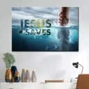 Jesus Saves Jesus Reaching Out His Hand Canvas Wall Art Jesus Saves Jesus Reaching Out His Hand Canvas Wall Art