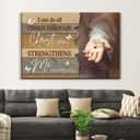 I Can Do All Things Through Christ, Jesus Hands Canvas Wall Art
