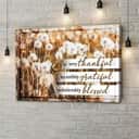 So Very Thankful Incredibly Grateful Unbelievably Blessed Canvas Wall Art