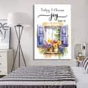 James 1:2 Today I Choose Joy Canvas Print