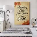 Amazing Grace How Sweet The Sound Christian Canvas Print