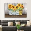 Today I Choose Joy James 12 Sunflower Vase Hummingbird Canvas Wall Art
