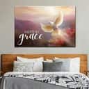 Saved By Grace Divine Sunrise And Dove Christian Canvas Wall Art Saved By Grace Divine Sunrise And Dove Christian Canvas Wall Art