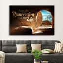 John 11:25 I Am The Resurrection And The Life Canvas Wall Art