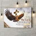 Soaring Eagle They That Wait Upon The Lord Canvas Wall Art