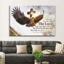 Soaring Eagle They That Wait Upon The Lord Canvas Wall Art