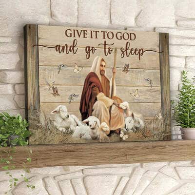 Lamb - Give It To God And Go To Sleep Canvas Wall Art