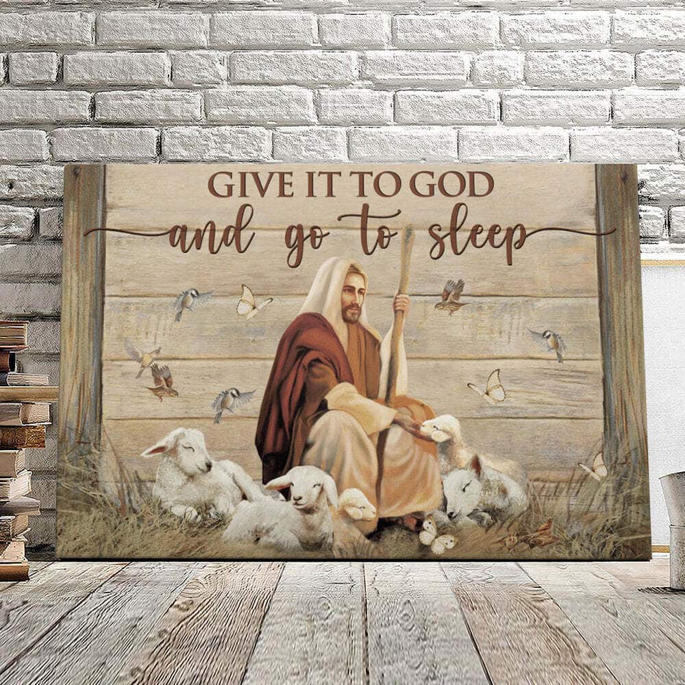 Lamb - Give It To God And Go To Sleep Canvas Wall Art
