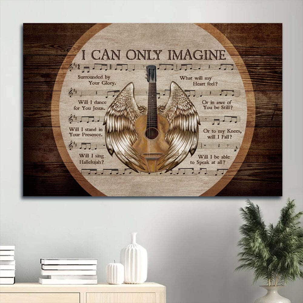 Acoustic Guitar Angel Wings I Can Only Imagine Canvas Wall Art Acoustic Guitar Angel Wings I Can Only Imagine Canvas Wall Art