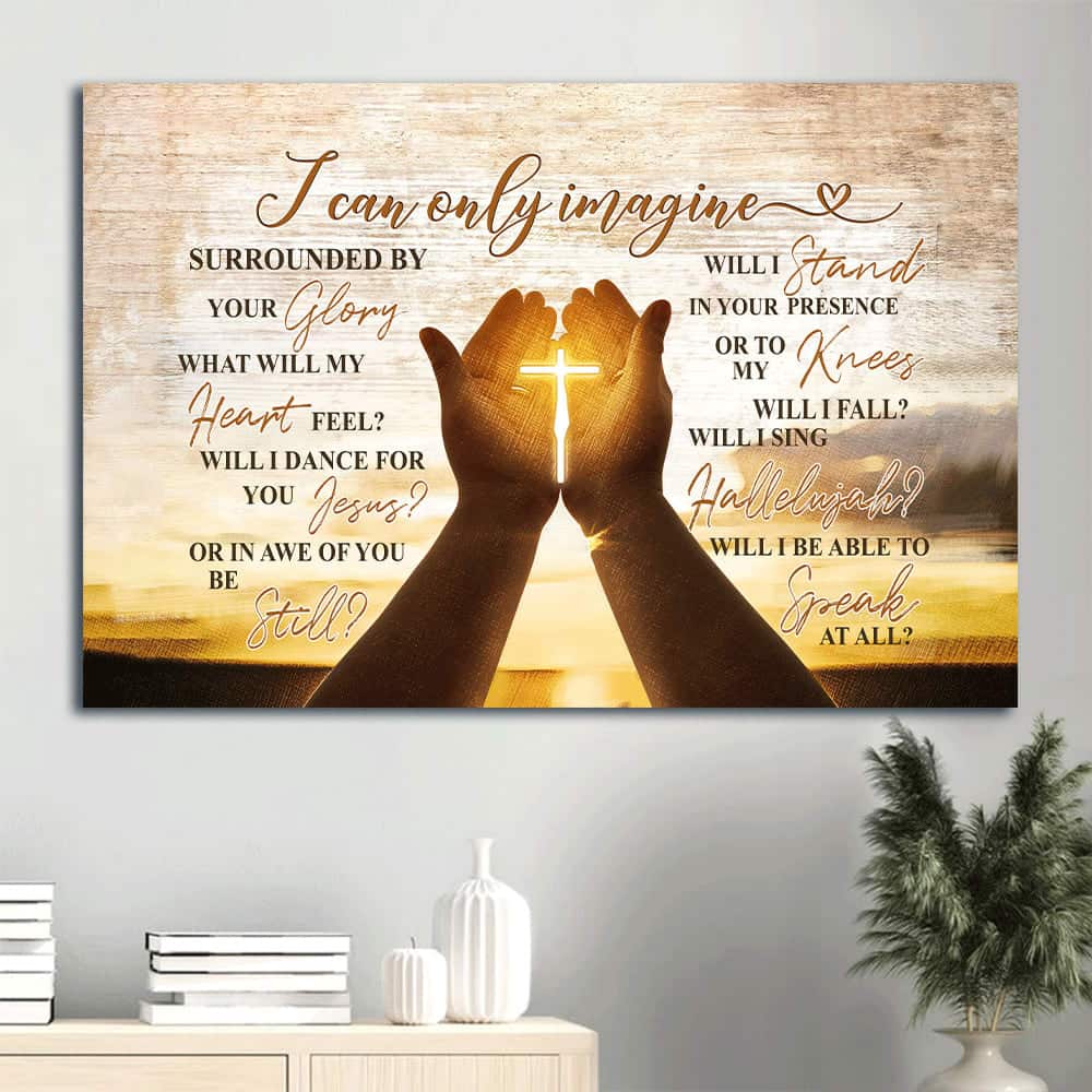 Awesome Cross I Can Only Imagine Canvas Wall Art Awesome Cross I Can Only Imagine Canvas Wall Art