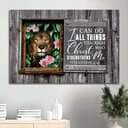 I Can Do All Things Through Christ Who Strengthens Me Canvas Wall Art
