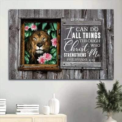 I Can Do All Things Through Christ Who Strengthens Me Canvas Wall Art I Can Do All Things Through Christ Who Strengthens Me Canvas Wall Art