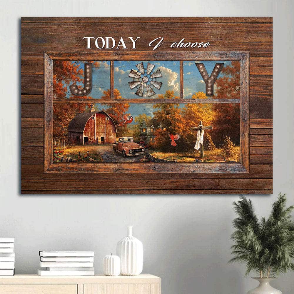 Autumn Forest James 1:2 Today I Choose Joy Canvas Wall Art Autumn Forest James 1:2 Today I Choose Joy Canvas Wall Art