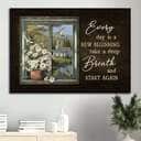 Christian Every Day Is A New Beginning Canvas Wall Art Christian Every Day Is A New Beginning Canvas Wall Art