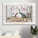 Be Still And Know That I Am God Psalm Canvas Wall Art