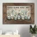 Vintage Garden God Says You Are Canvas Wall Art Vintage Garden God Says You Are Canvas Wall Art