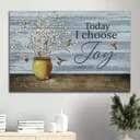 Baby White Flower James 1:2 Today I Choose Joy Canvas Wall Art Baby White Flower James 1:2 Today I Choose Joy Canvas Wall Art