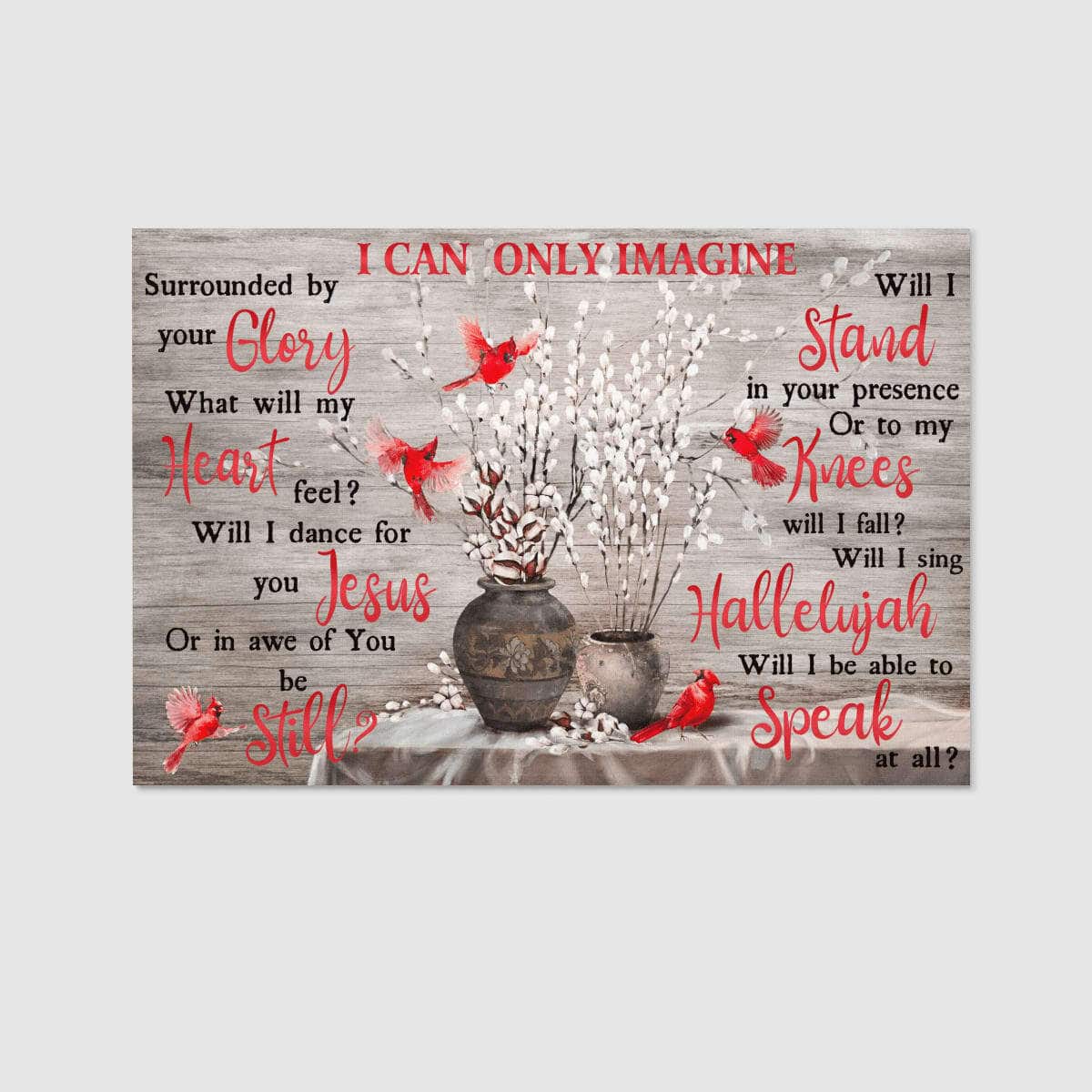 Vintage Christian I Can Only Imagine Canvas Wall Art Surrounded By Your Glory Vintage Christian I Can Only Imagine Canvas Wall Art Surrounded By Your Glory