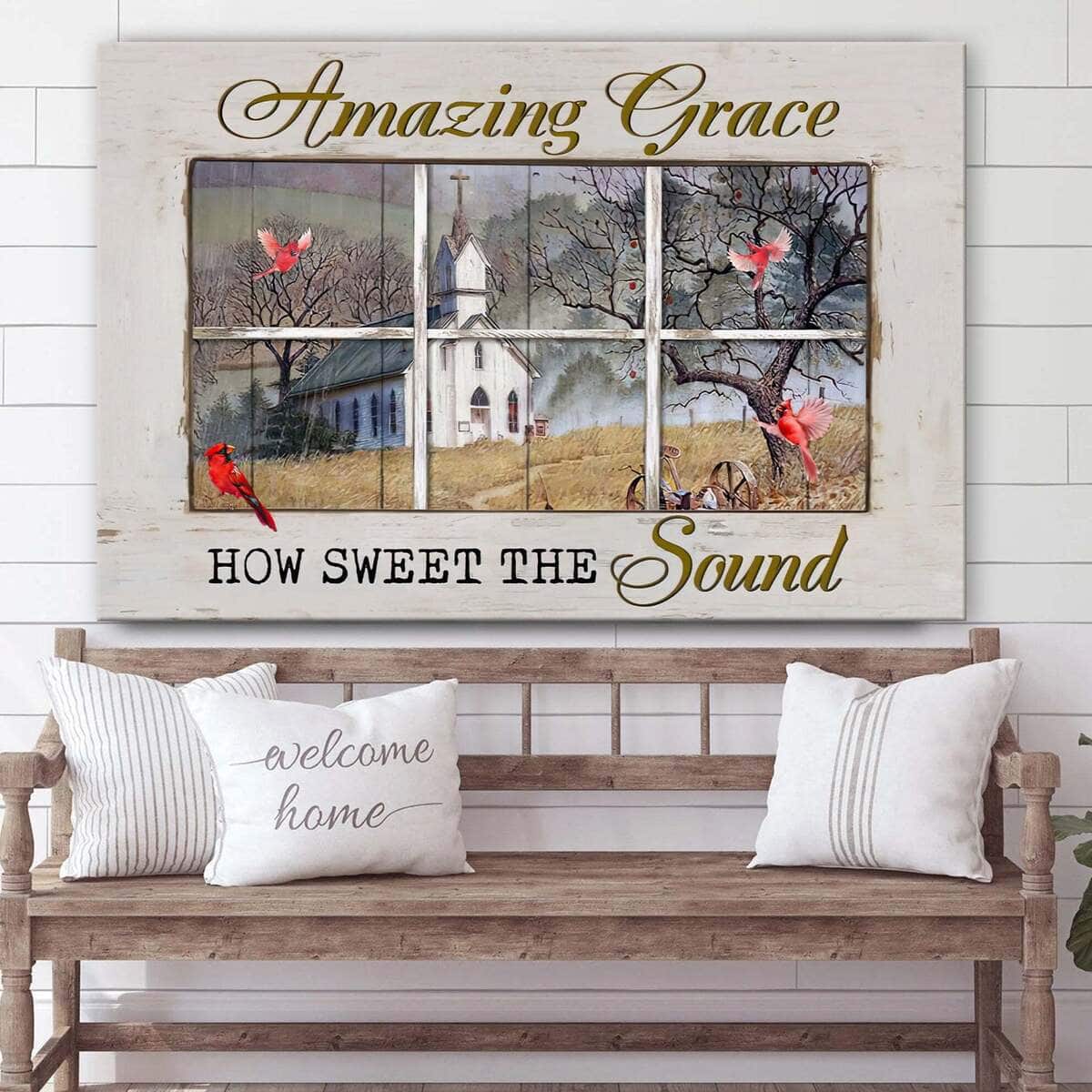 Vintage Amazing Grace How Sweet The Sound Canvas Wall Art Vintage Amazing Grace How Sweet The Sound Canvas Wall Art