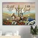 Horse Be Still And Know That I Am God Canvas Wall Art Horse Be Still And Know That I Am God Canvas Wall Art