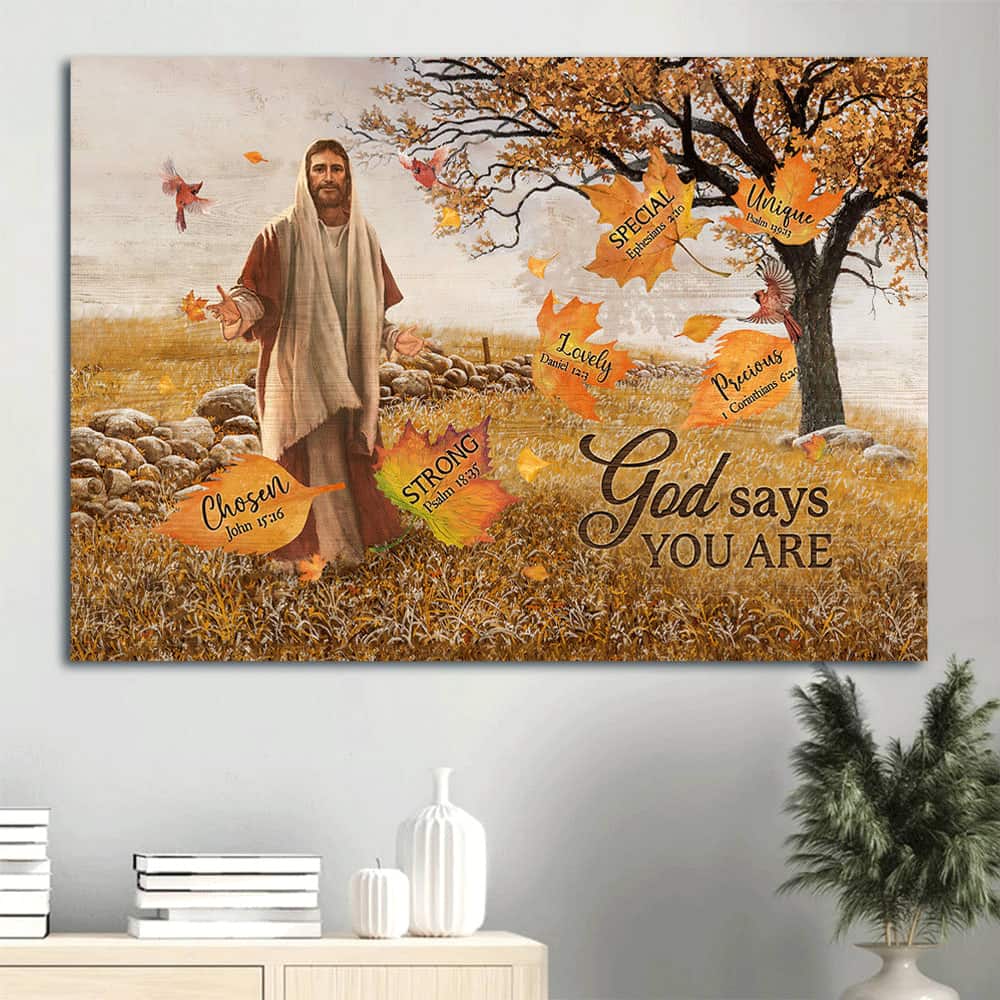 Jesus God Says You Are Religious Canvas Wall Art Jesus God Says You Are Religious Canvas Wall Art