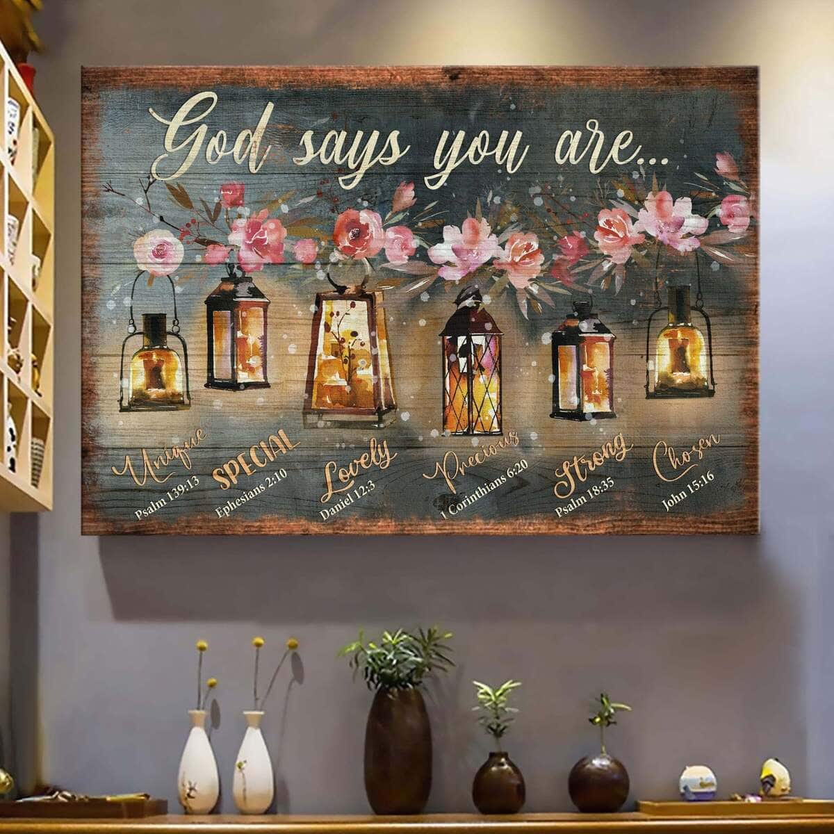Beautiful Lamps Begonia Flower God Says You Are Canvas Wall Art Beautiful Lamps Begonia Flower God Says You Are Canvas Wall Art