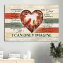 Cardinal Couple I Can Only Imagine Canvas Wall Art