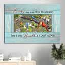 Cardinal Every Day Is A New Beginning Take A Deep Breath And Start Again Canvas Wall Art Cardinal Every Day Is A New Beginning Take A Deep Breath And Start Again Canvas Wall Art