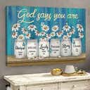 Christian God Says You Are Canvas Wall Art Unique Chosen Precious Christian God Says You Are Canvas Wall Art Unique Chosen Precious