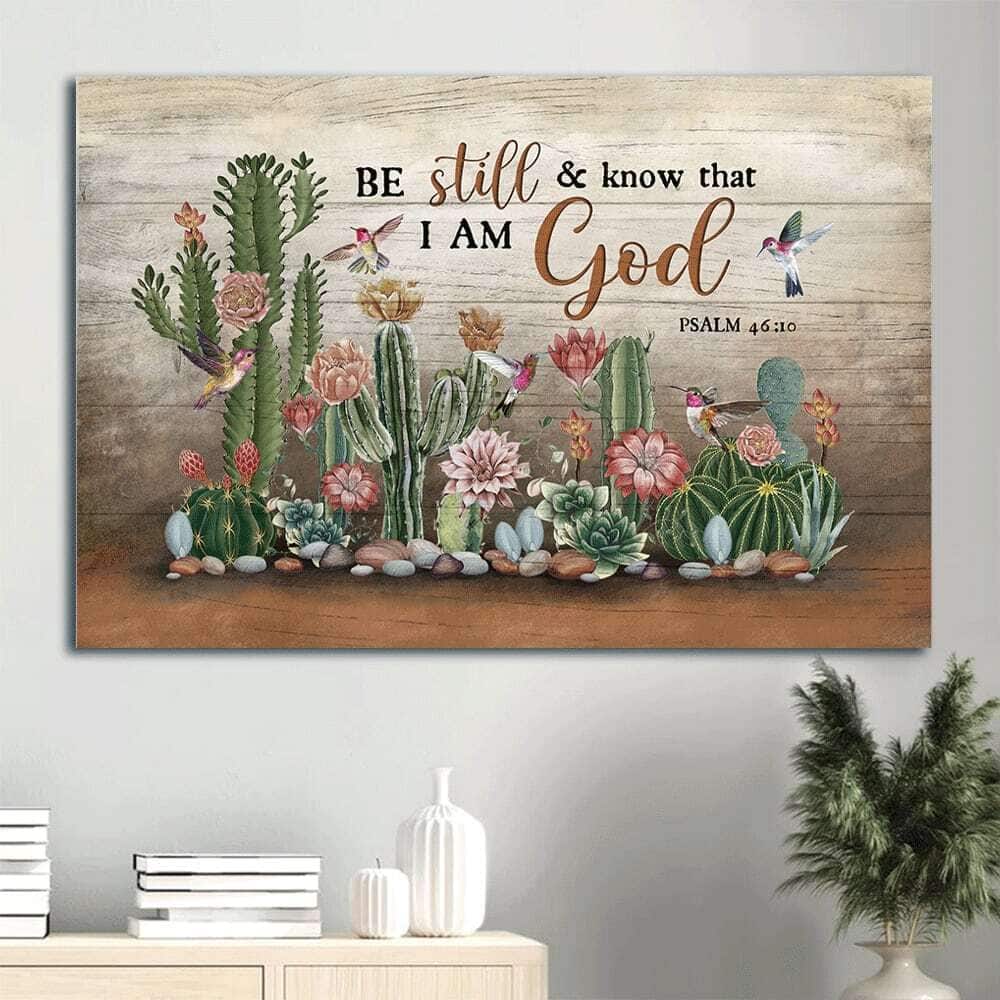 Christian Be Still & Know That I Am God Canvas Wall Art Christian Be Still & Know That I Am God Canvas Wall Art