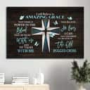 Blue Cross Blue Butterfly I Still Believe In Amazing Grace Canvas Wall Art Blue Cross Blue Butterfly I Still Believe In Amazing Grace Canvas Wall Art