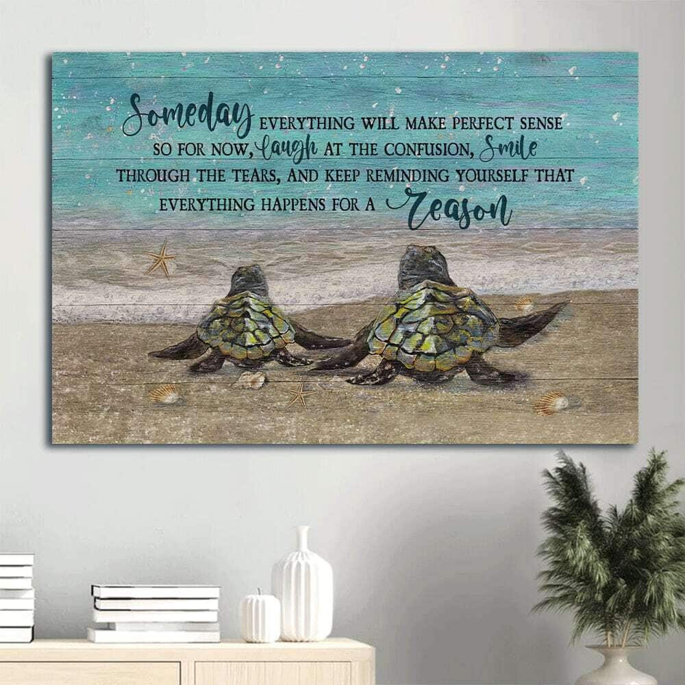 Christian Canvas Wall Art Someday Everything Will Make Perfect Sense