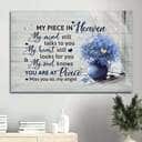 My Piece In Heaven You Are At Peace Canvas Wall Art My Piece In Heaven You Are At Peace Canvas Wall Art