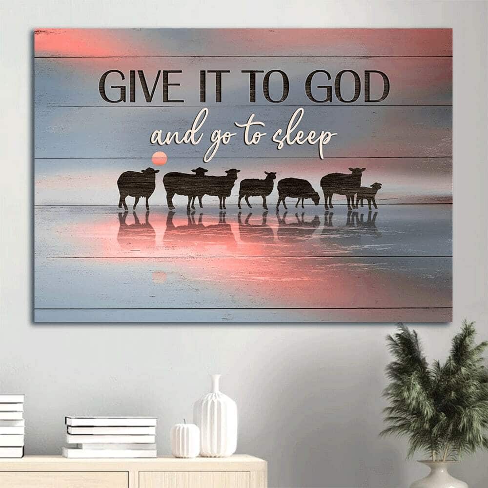 Lamb Of God Give It To God And Go To Sleep Canvas Wall Art Lamb Of God Give It To God And Go To Sleep Canvas Wall Art