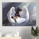 Christian Canvas Wall Art Doberman Dog Big Wings Christian Canvas Wall Art Doberman Dog Big Wings